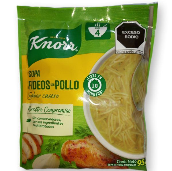 Sopa Knorr Fideos con Pollo 95g