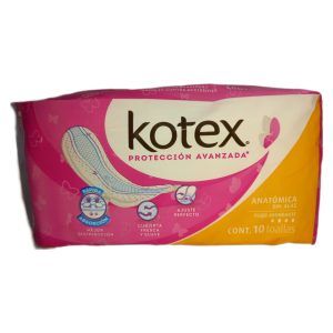Kotex Anatomica Sin Alas C/10