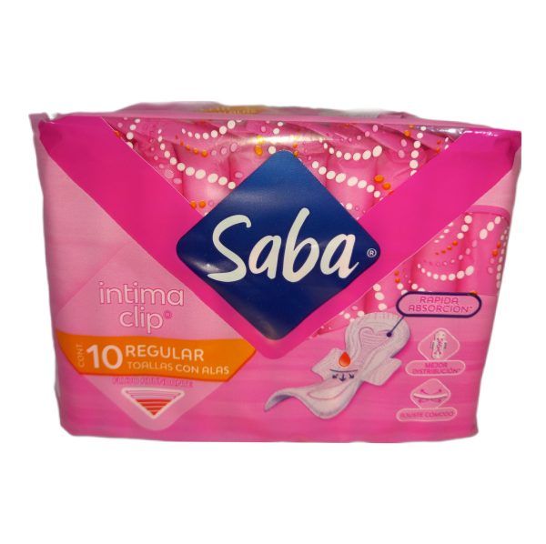 Saba Intima Clip Regular con Alas C/10