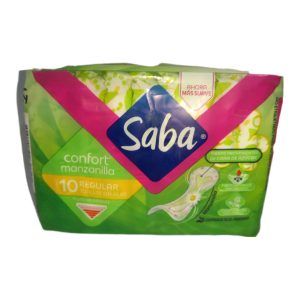 Saba Confort Manzanilla Regular sin Alas C/10