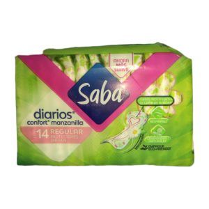 Saba Diarios confort Manzanilla Regular C/14