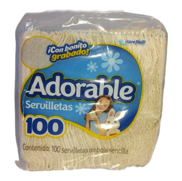 Servilletas Adorable 100pzas