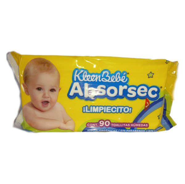 Toallitas kleen bebe Adsorsec C/90