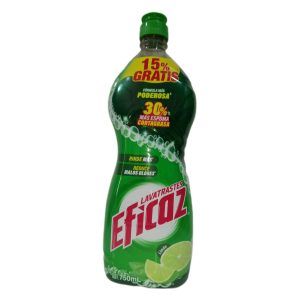 Detergente Líquido Eficaz Lavatrastes limón 750ml