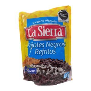 Frijoles Negros Refritos La Sierra 430g