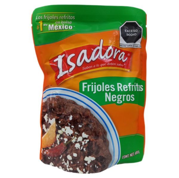 Frijoles Refritos Negros Isadora 430g
