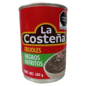 Frijoles Negros Refritos La Costeña 580g