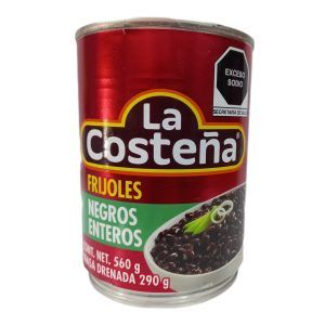 Frijoles Negros Enteros La Costeña 260g