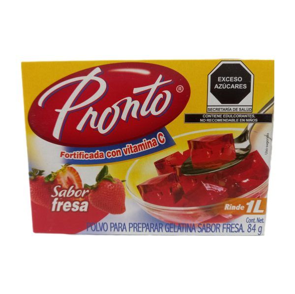 Gelatina Pronto Fresa 84g