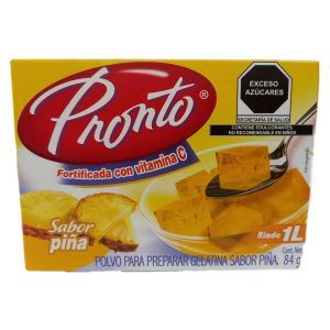 Gelatina Pronto Piña 84g