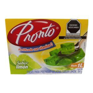 Gelatina Pronto Limón 84g