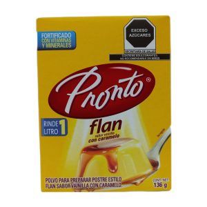 Flan con caramelo Pronto 136g