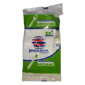 Tenedor Mediano Jaguar 25pzas