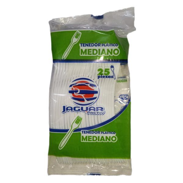 Tenedor Mediano Jaguar 25pzas