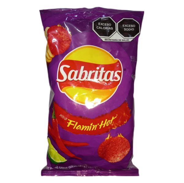 Sabritas Papa Xtra Flamin Hot 44g