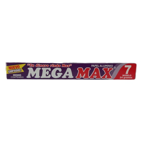 Papel Aluminio Mega Max 24g 7m