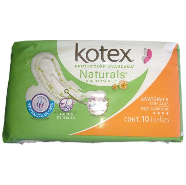 Kotex Anatómica con Alas C/10