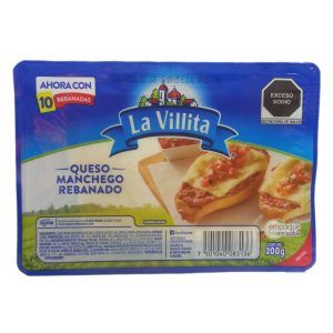 Queso Manchego Rebanado La Villita 200g