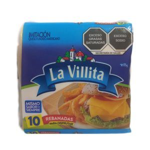 Queso Amarillo La Villita Cuadrado 175