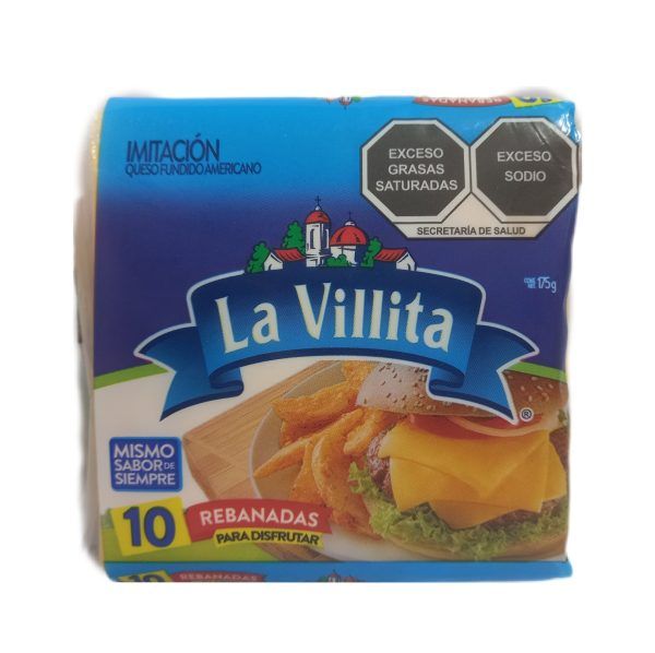 Queso Amarillo La Villita Cuadrado 175