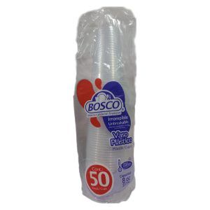 Vasos Plasticos Bosco 50pzs No. 8