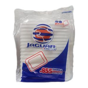Charola Termica rectangular No.855 Jaguar 50pzs