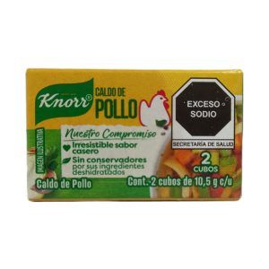 Knorr caldo de Pollo Caja 2 Cubos 10.5g
