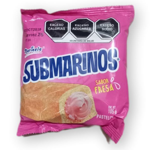 submarinos fresa 105g