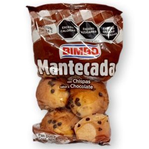 mantecadas con chispas de chocolate  190g