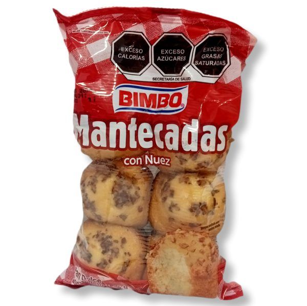 Mantecadas con nuez 184g