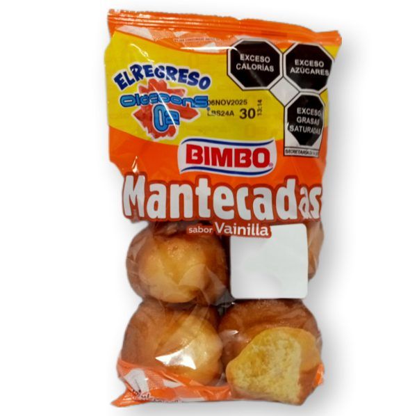 Mantecadas de vainilla 188g