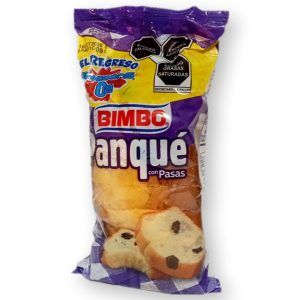 Panque con pasas 280g