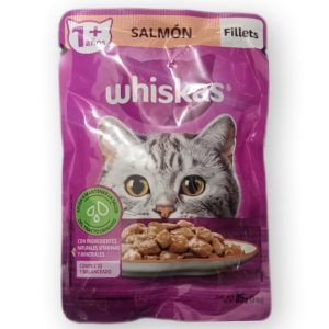 Whiskas salmón filetes 85g