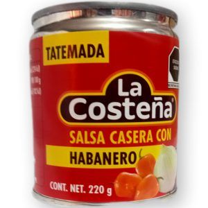 salsa casera con habanero 220g