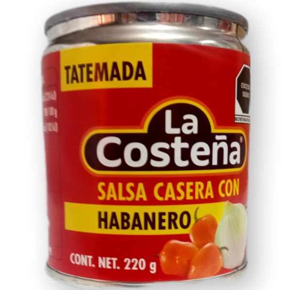 salsa casera con habanero 220g