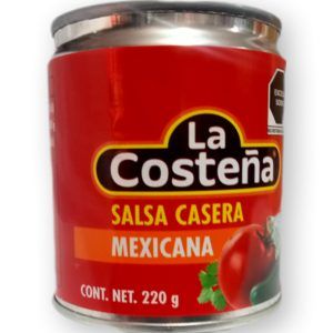salsa casera mexicana, la costeña 220