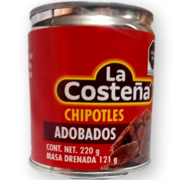 chipotles adobados la costeña 220g