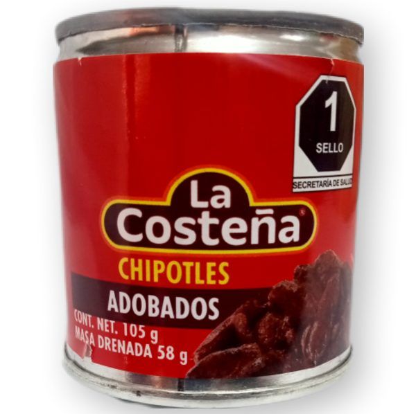 chipotles adobados la costeña 105g