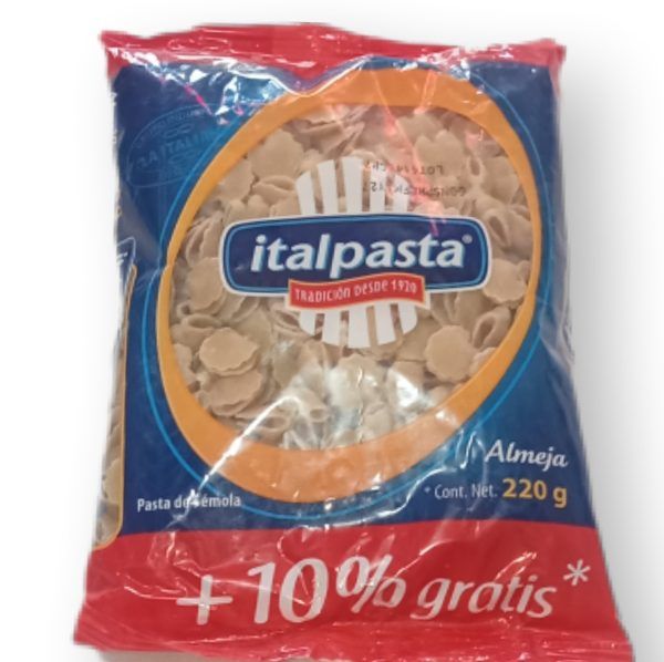 Pasta para Sopa Italpasta almeja 220g