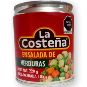 ensalada de verduras la costeña 220g