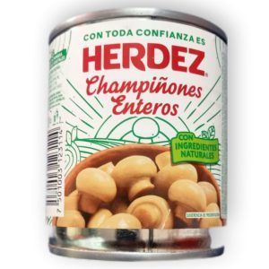 champiñones enteros herdez 186g