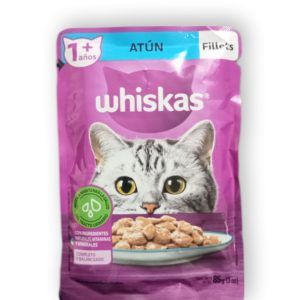 Whiskas atún en filetes 85g
