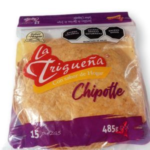 tortillas de harina chipotle la trigueña 15pzs