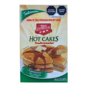 Harina Hot Cakes Tres Estrellas 350g