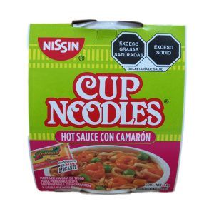 Sopas Nissin Hot Sauce con Camaron 64g