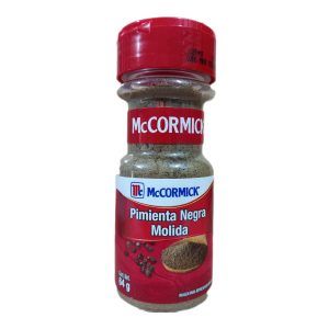 Pimienta Negra Molida McCormick 64g