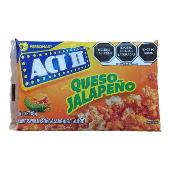 Palomitas ACTII Queso Jalapeño 89g