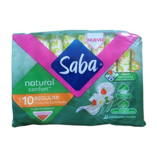 Saba Confort Manzanilla con Alas 10pzas