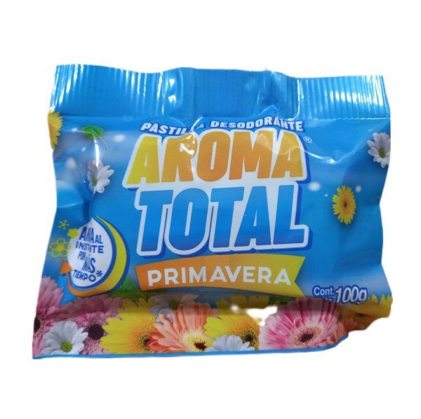 Pastilla Desodorante Aroma total Primavera 100g