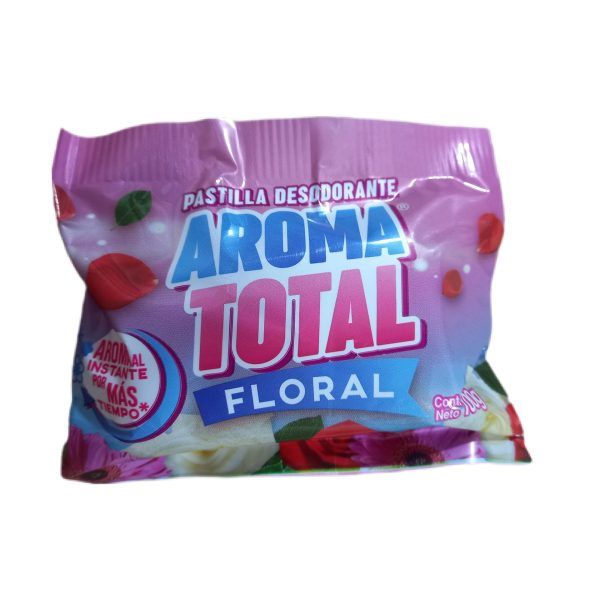 Pastilla Desodorante Aroma total Floral 100g